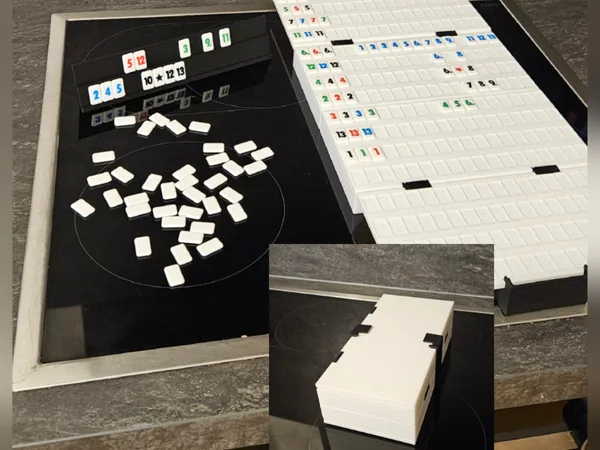 Rummikub mit Spielfeld mit Box