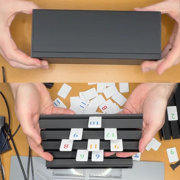 Multifunctional RummiKub Stand (assembles to Box!)