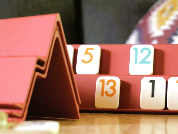 Rummikub Tiles & Stands with Large Format Numbers