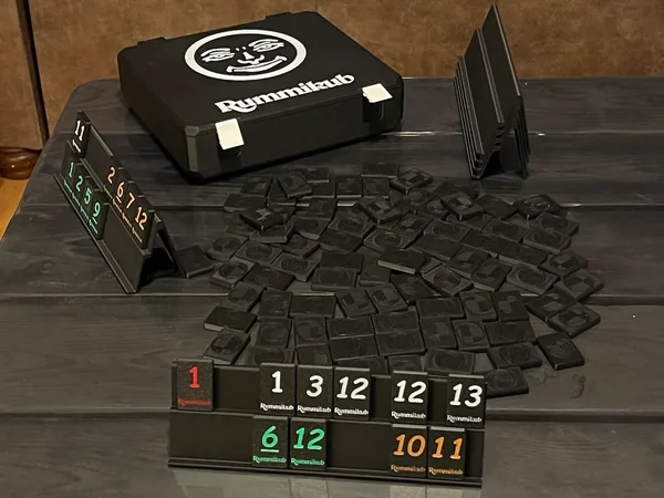 Rummikub storage and carrying case.