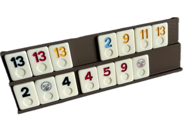 Reise Rummikub Spielsteinhalter, klappbar