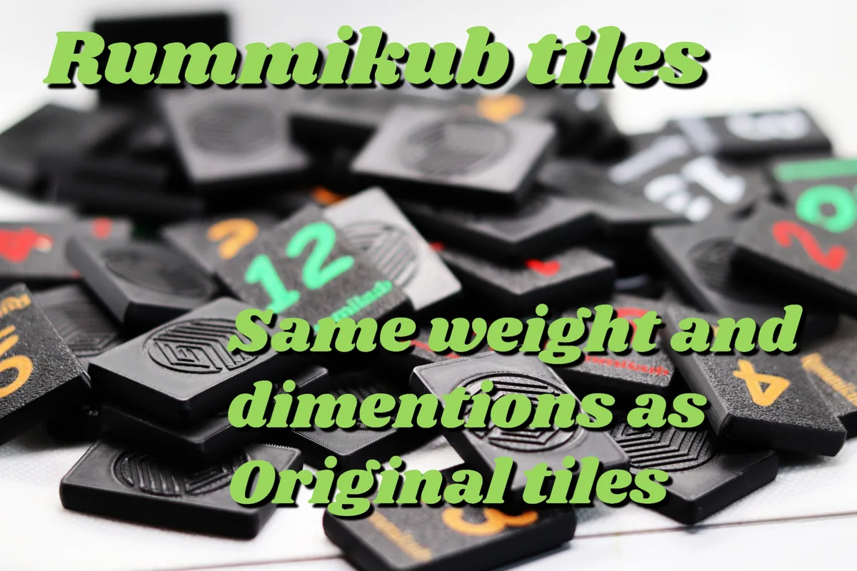 Best Rummikub Onyx tiles hommage