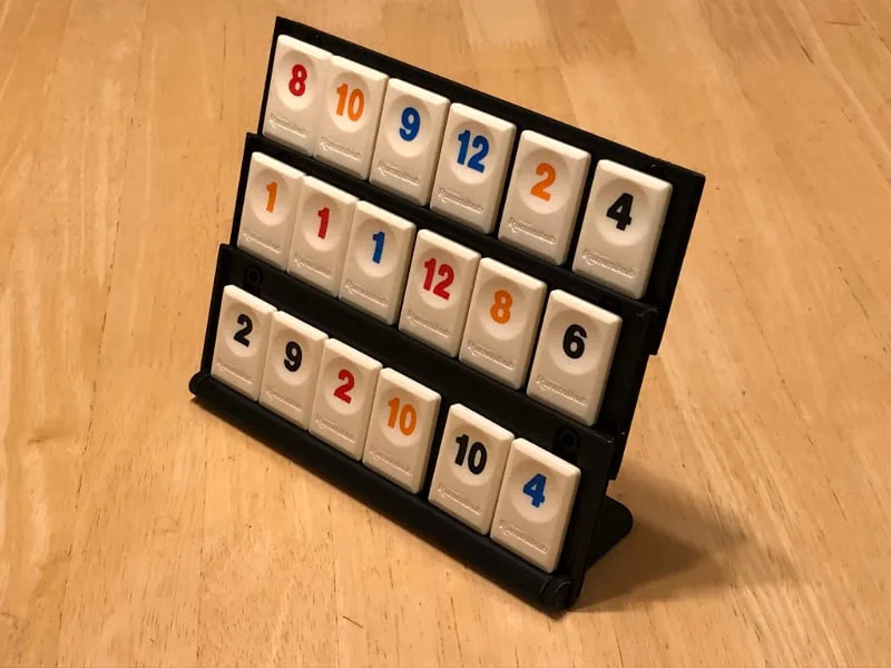 Deluxe Three-Level Collapsible Rummikub Tile Holder
