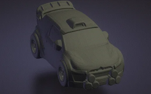 rallyman rally car