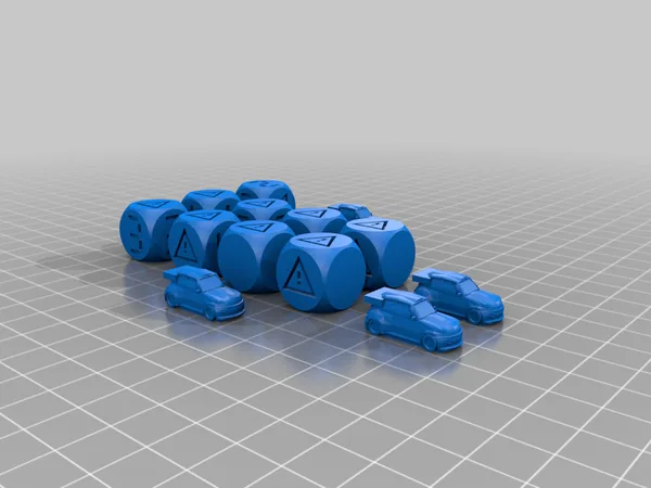 Rallyman Cars and Dice