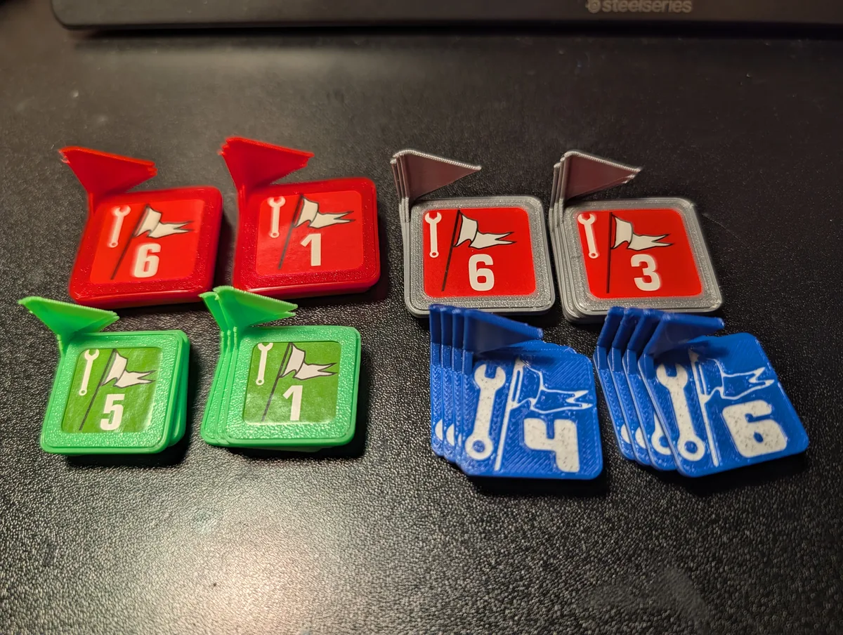 Robo Rally Flags (1994 - 1995, Armed and Dangerous, 2005)