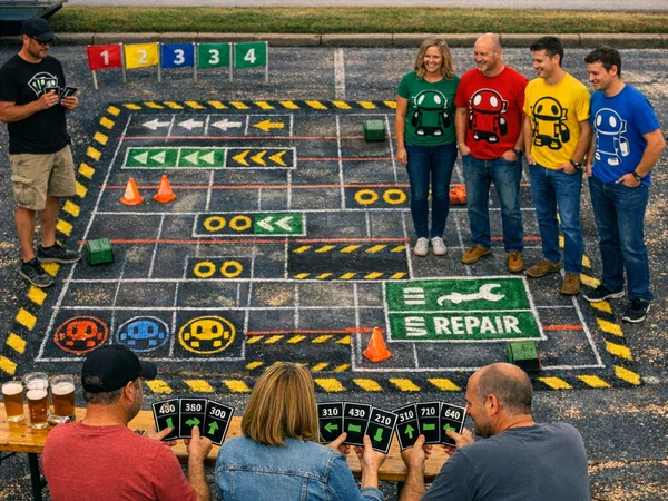 Robo Rally Karten (Ersatz oder Outdoor Nutzung)