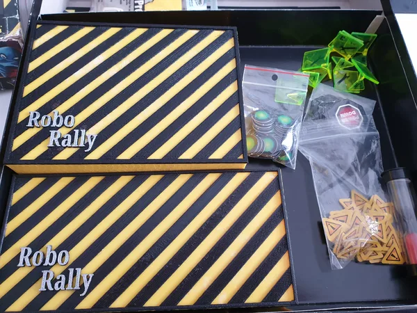 Robo Rally - Figure Box and Cardholder