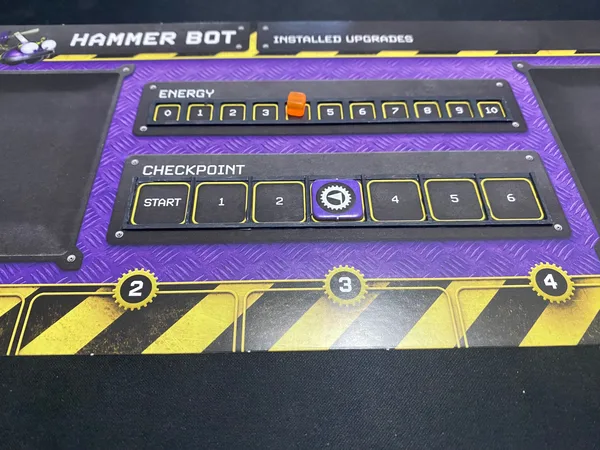 Robo Rally Energy and Checkpoint Tracks