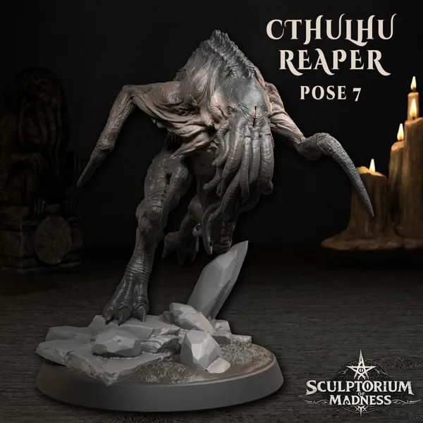 Cthulhu Reaper - pose 7 - Terra Nova