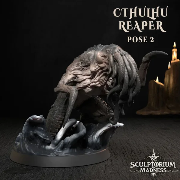 Cthulhu Reaper - pose 2 - Terra Nova