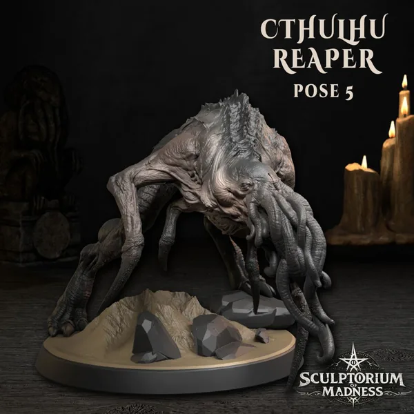 Cthulhu Reaper - pose 5 - Terra Nova