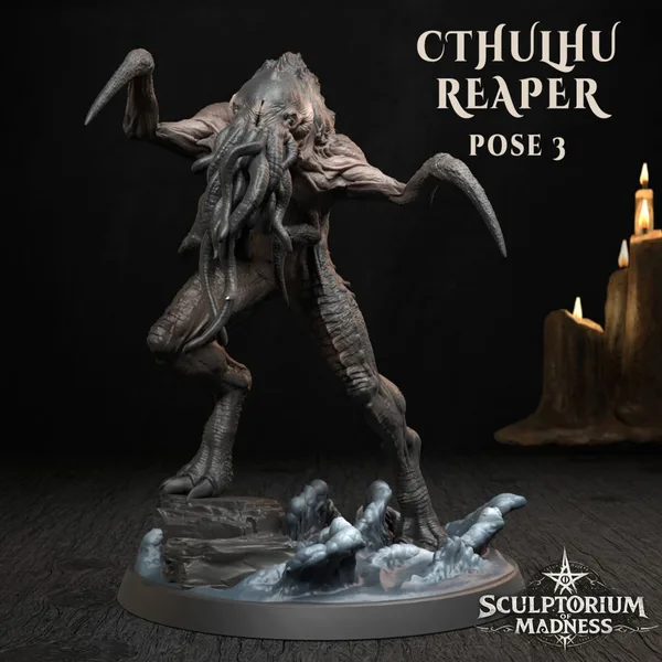 Cthulhu Reaper - pose 3 - Terra Nova