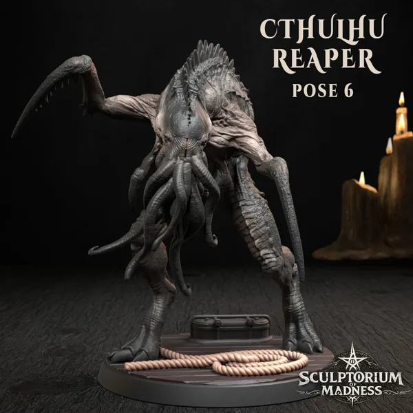 Cthulhu Reaper - pose 6 - Terra Nova