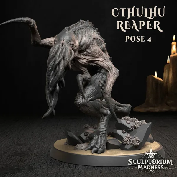 Cthulhu Reaper - pose 4 - Terra Nova
