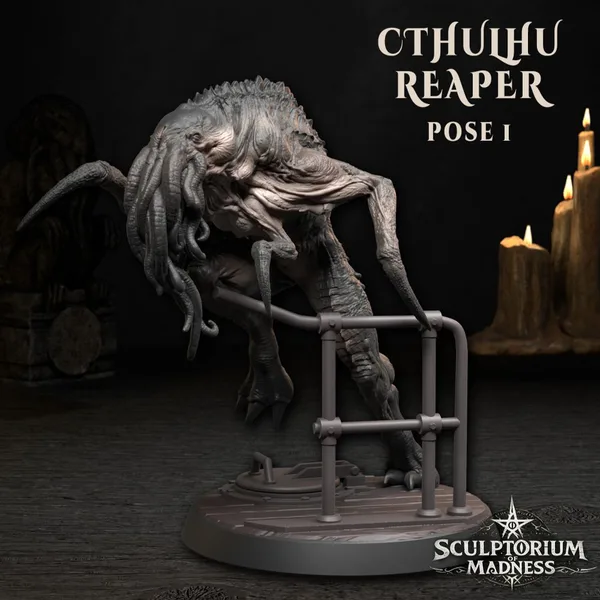 Cthulhu Reaper - pose 1 - Terra Nova