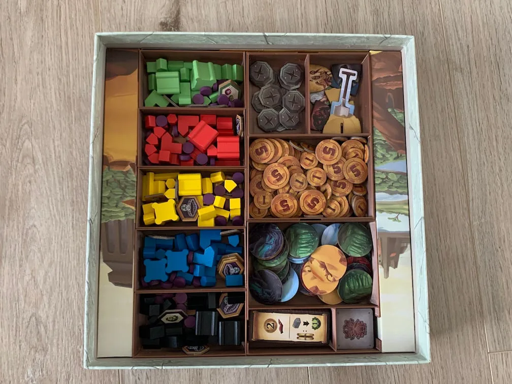 Terra Nova Board Game Insert