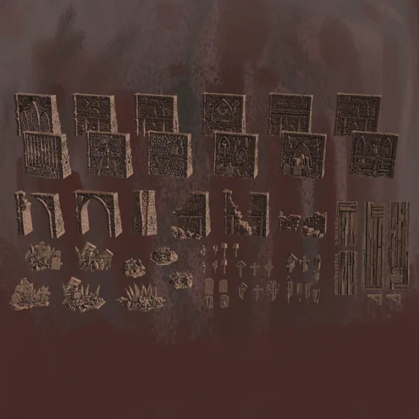Catacombs of the Blessed Dead - Basic Set - Trench Crusade Official Terrain