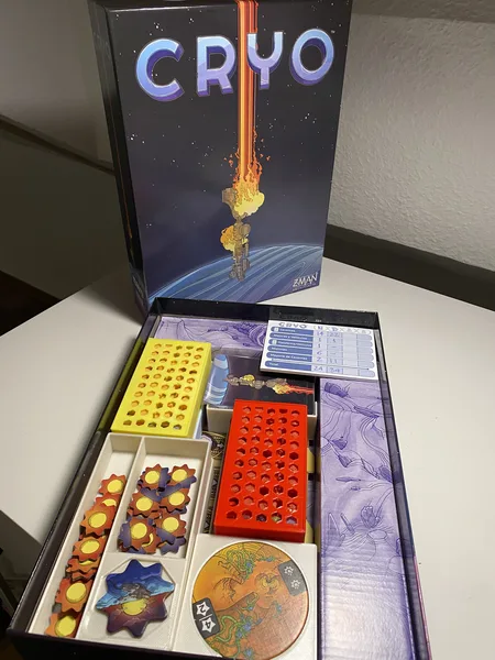 Cryo board game insert