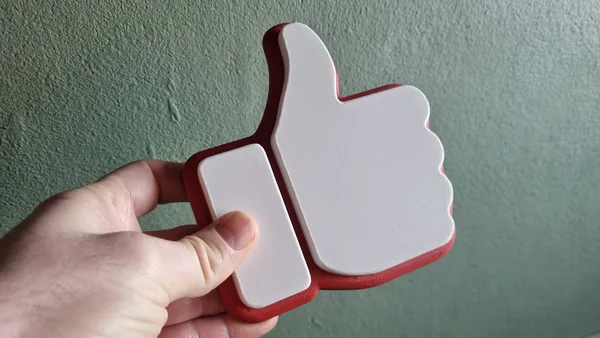 Thumbs Up! A Like icon for content creators