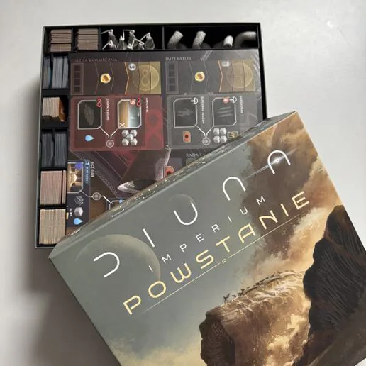 Dune Imperium Uprising + Bloodlines expansion - Board Game Insert & Organizer
