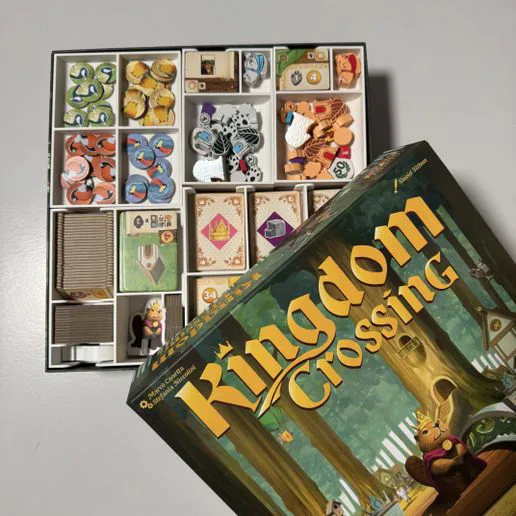 Kingdom Crossing - Board Game Insert & Organizer