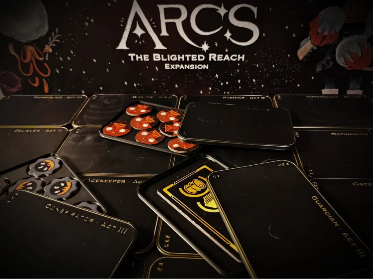 Deluxe Arcs Board Game Token Sleeves