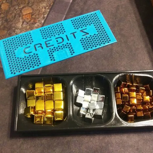 Terraforming Mars credits storage (narrow x2)