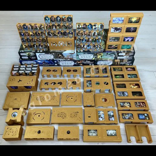 Eldritch Horror organizers, V.4, all expansions