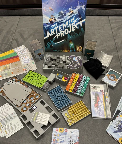 The Artermis Project & Expansions Board Game Insert/Organizer (including Satellites & Commanders, Directives, Alien Artifact, & Promos )