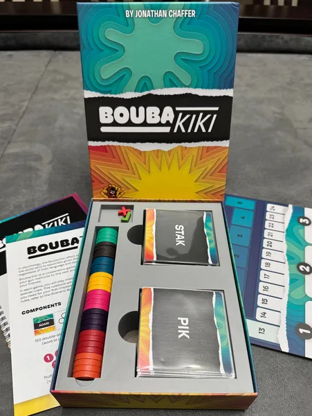 Bouba/Kiki Board Game Insert