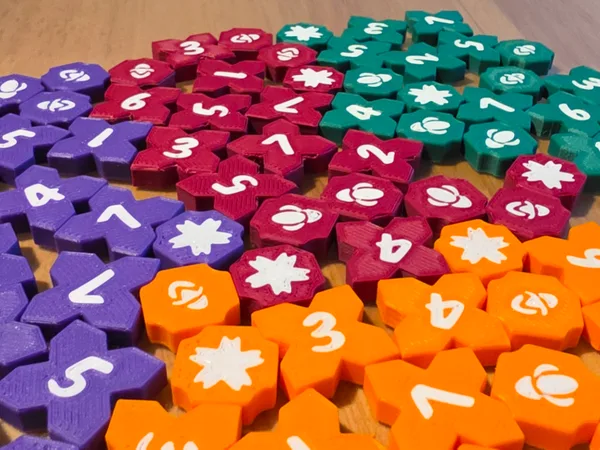 Nippon Zaibatsu Premium Chunky Player Tokens