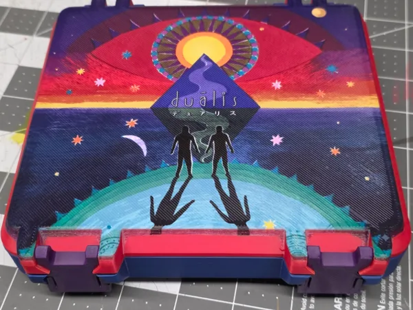 Dualis card game box with insert