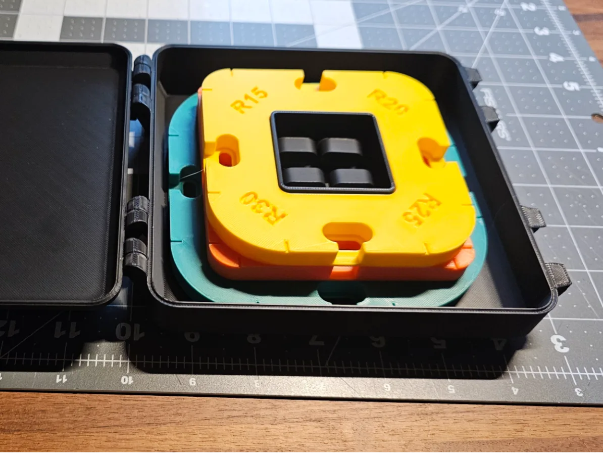 Router Corner Radius Jig Box - Small Jigs