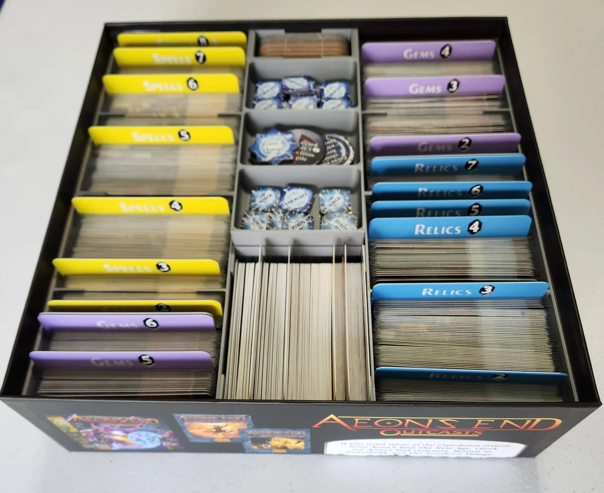 Aeon's End Card Dividers by Costs