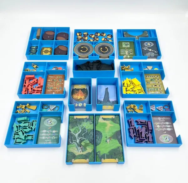 Oak Insert Board Game Organizer