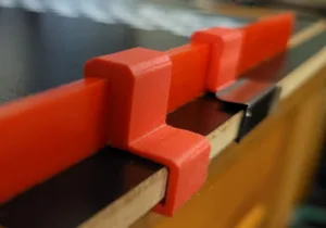 Pitchcar barrier rail clips