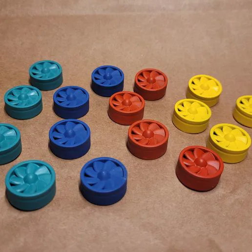 Turbine board game token