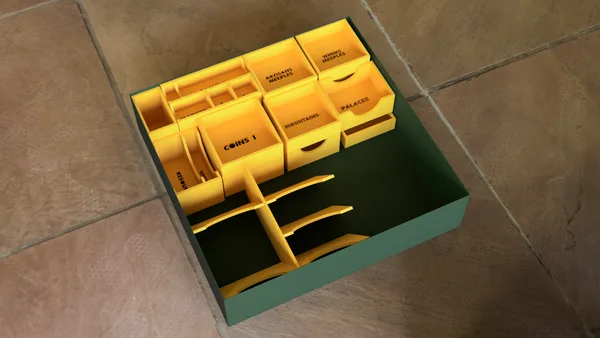 Five Tribes Organizer, 3D Printed