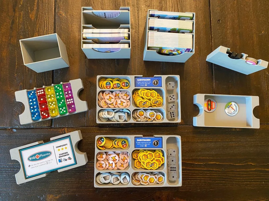 Fantastic Factories with Manufactions and Subterfuge Insert / Organizer