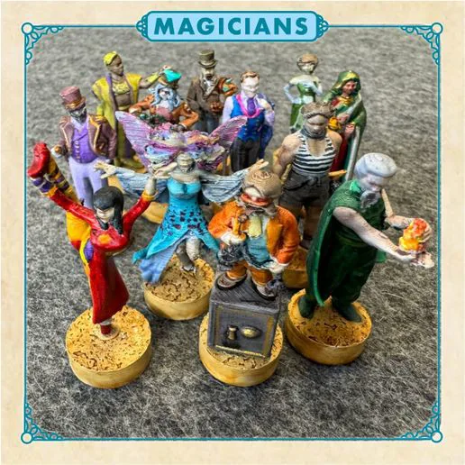 Trickerion Miniatures Collection: Magicians