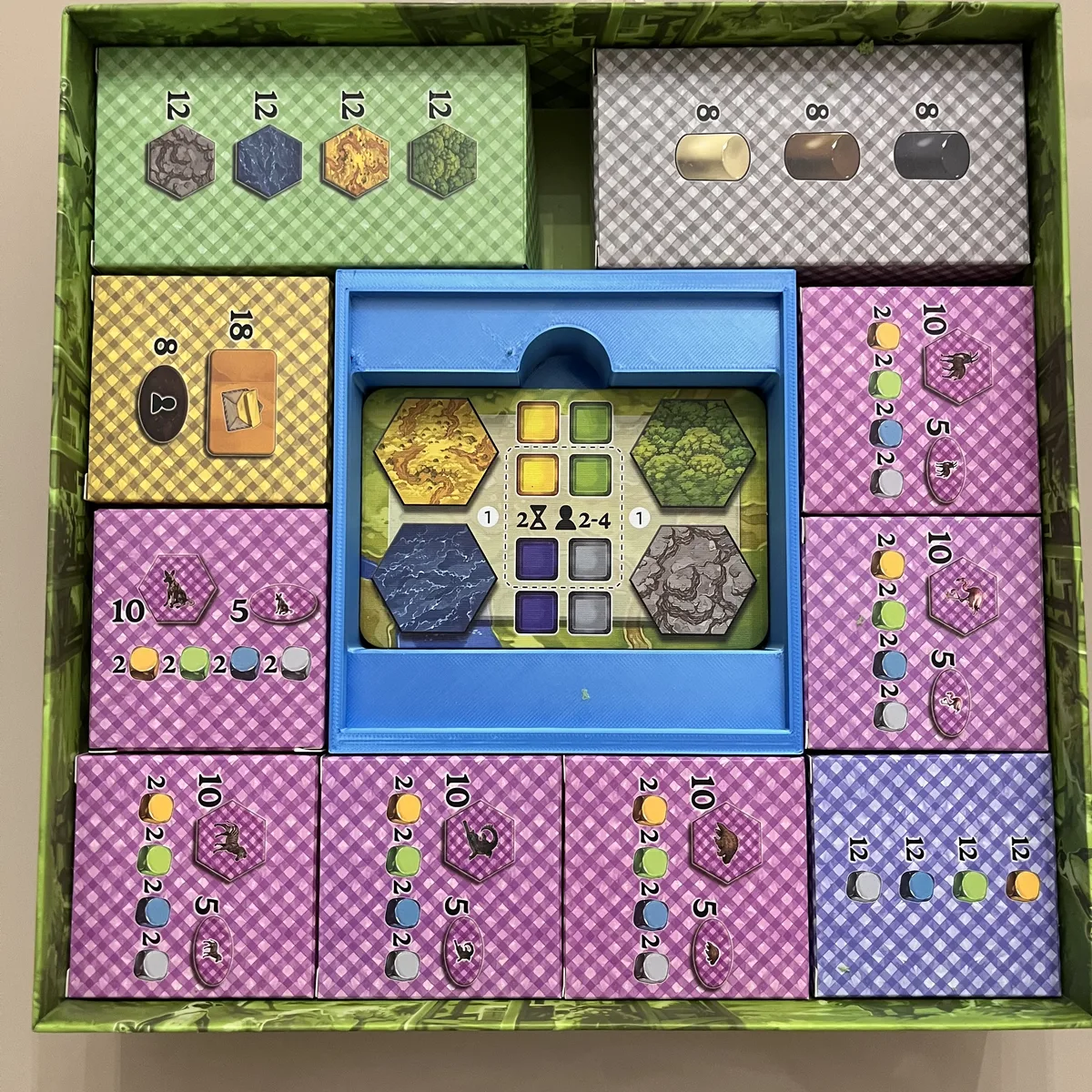 Spectacular Board Game Spacer Insert