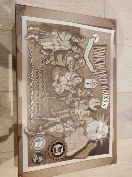 Awkward Guests - Kickstarter edition boardgame insert