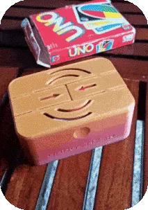 UNO game box + shoe