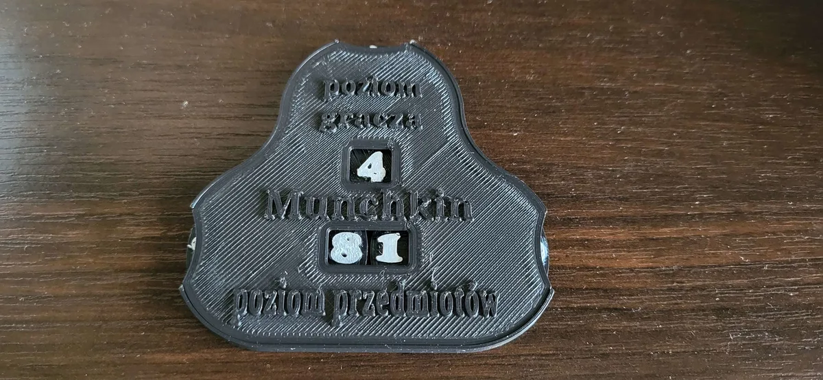 Munchkin Level Counter - Top cover with PL version