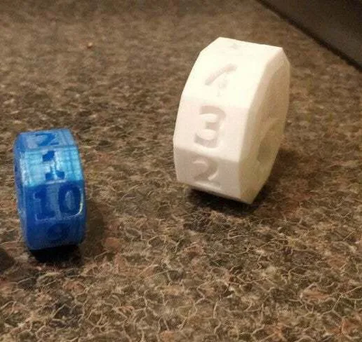 Munchkin D10 lives dice - Decagon