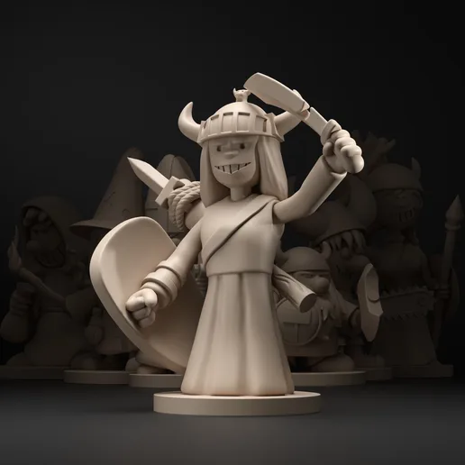 Munchkin Miniature #07 – Female Warrior