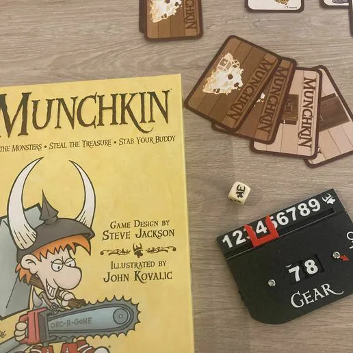Munchkin Level Tracker with Gear