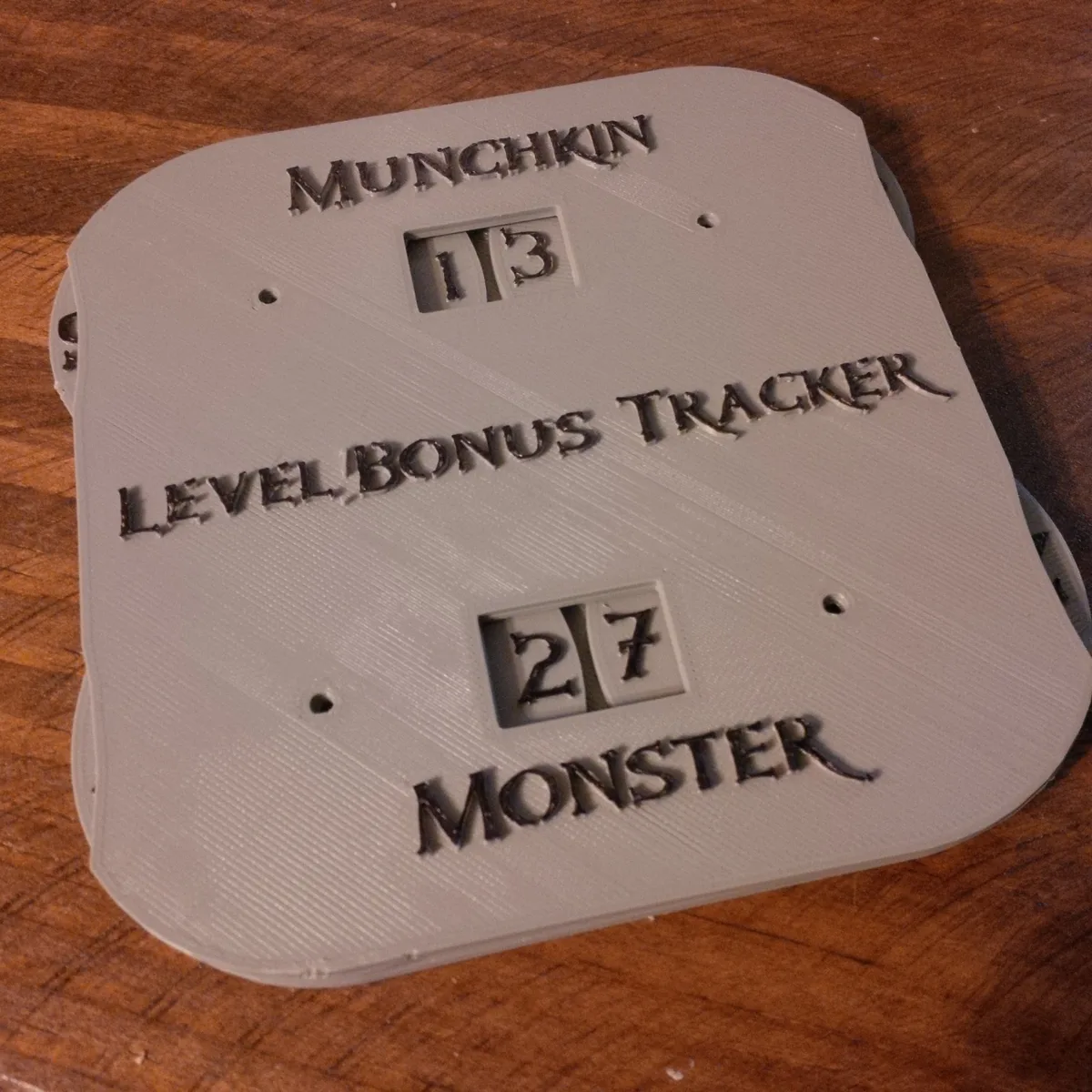 Munchkin + Monster level buff counter