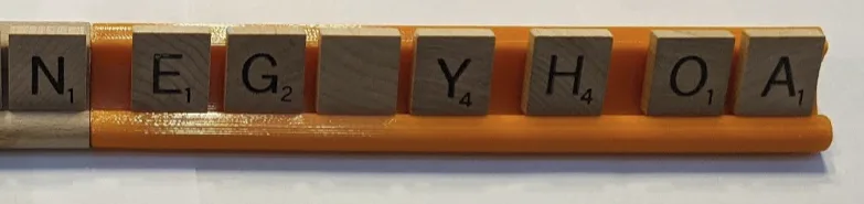 Scrabble Tile Stand